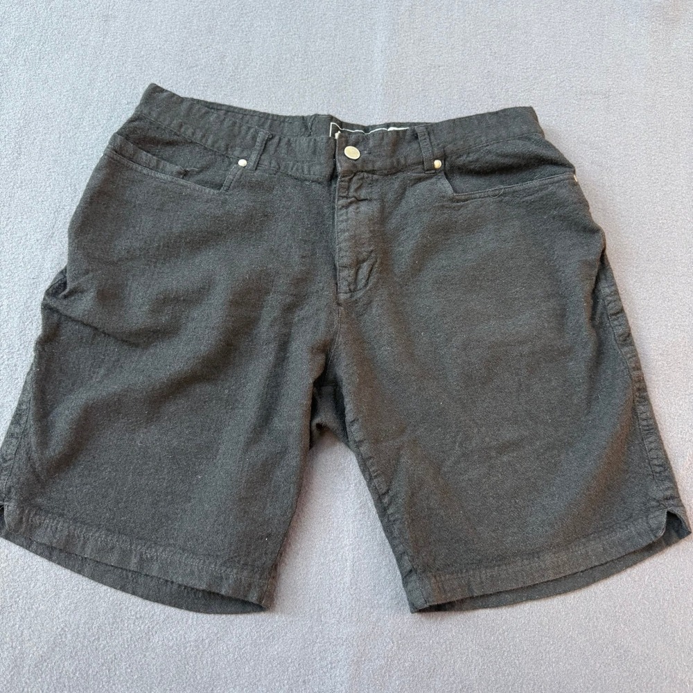 Woolly Clothing Co Longhaul Merino Wool Shorts Mens 36 Black